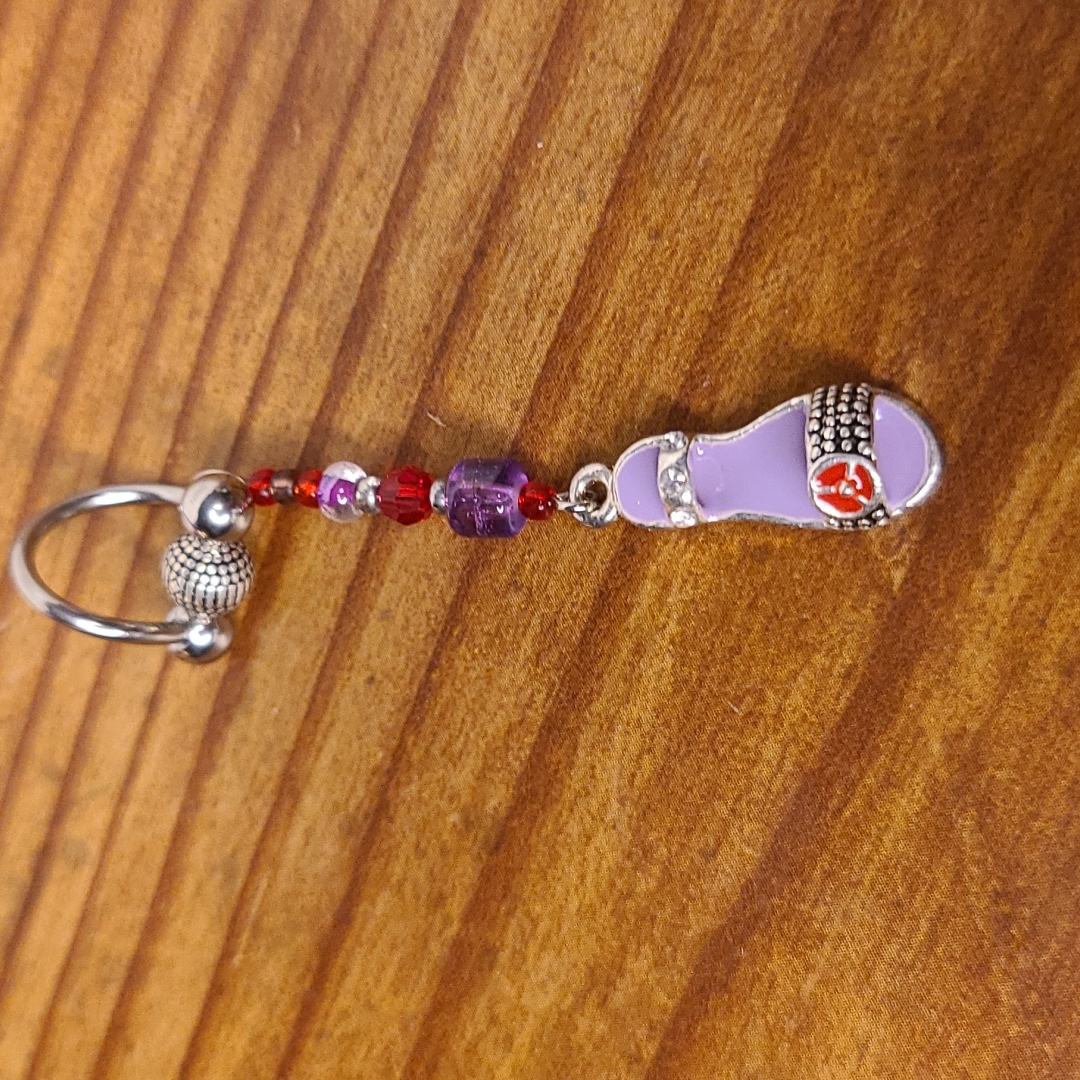 Sandal Dangle Belly Ring
